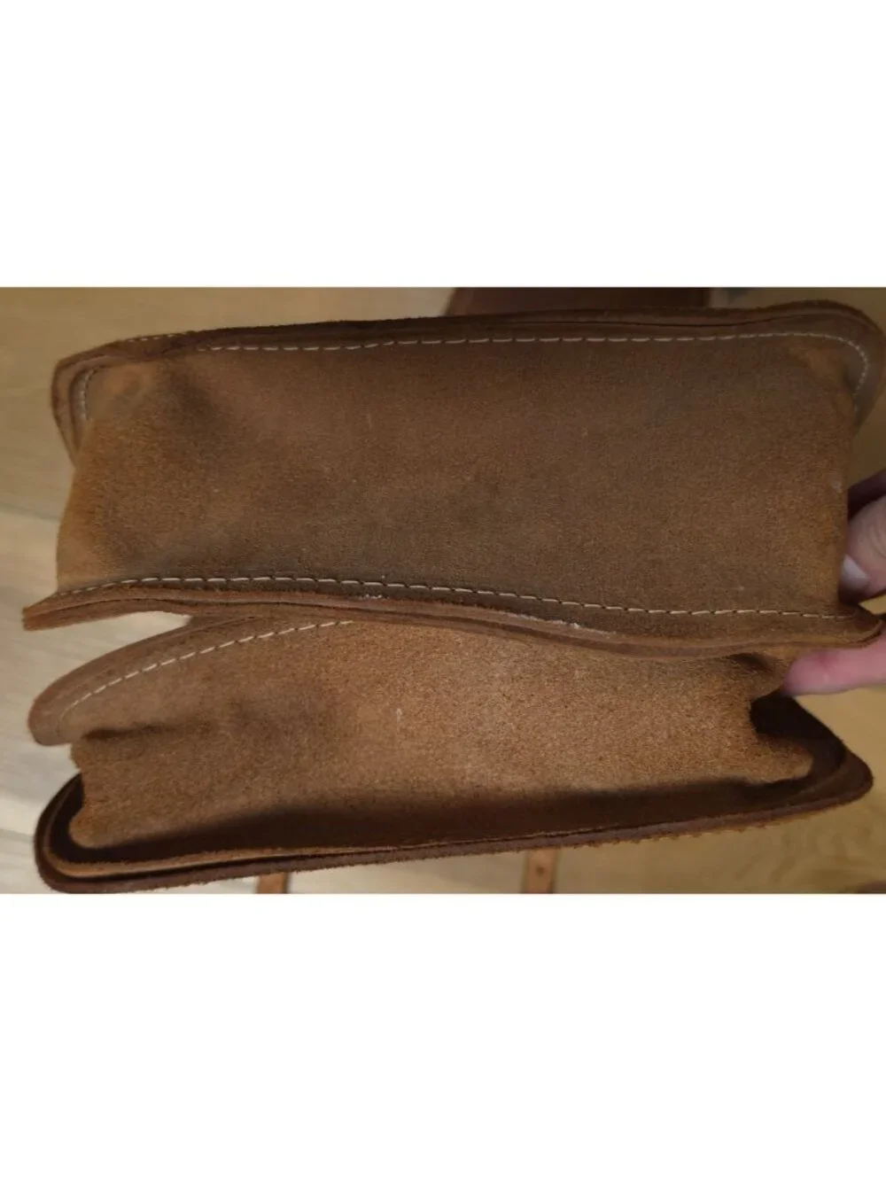 VTG Suede Leather Western Cowboy Biker Horse Motorcycle Throwover Saddle Bags